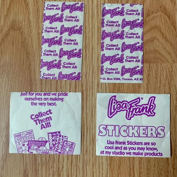 Vintage Lisa Frank Heart Piano & Dogs Stickers - Picture 2 of 9